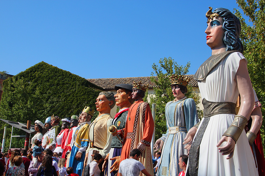 Fiestas de San Miguel 2025 en Corella (Navarra) 3 gigantes Corella